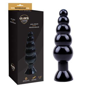 Plug Anal de Silicone Escalonado Jack 19cm