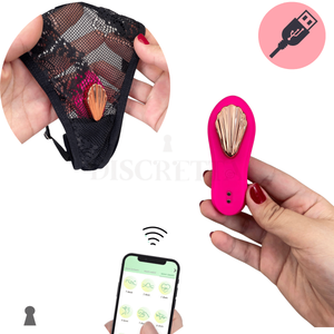 Vibrador de Calcinha Vibratória Via Aplicativo de Celular