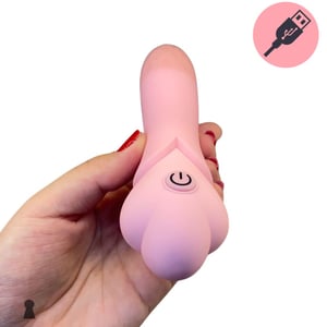 Vibrador Personal em Silicone Recarregável 18x4cm