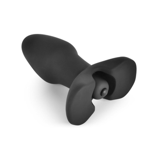 Plug Anal em Silicone com Vibrador à Pilha