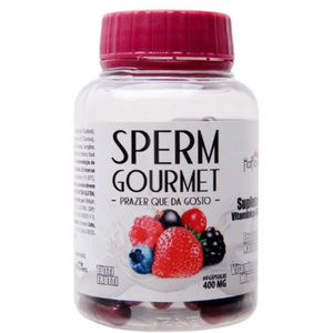 SPERM GOURMET SABOR NA EJACULACAO 60 CAPSULAS HOT FLOWERS.