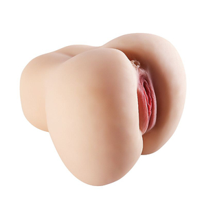 Masturbador Bunda Cyberskin Masculino Vagina e Anus Vibrador 5KG