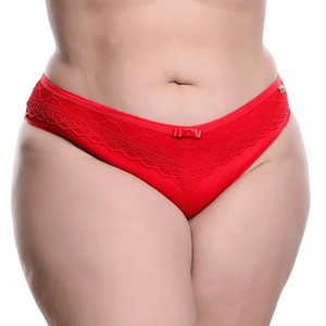 Calcinha Plus Size Confortavel com Renda