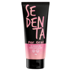 Sedenta Por Oral Gel Lubrificante Vibratório com Glitter 50g