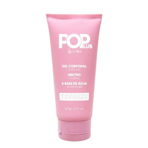 Gel Lubrificante Íntimo Neutro a Base de Água Pop Lub 60g