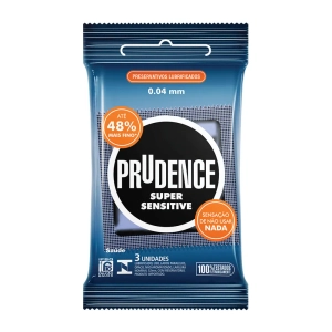 Preservativos Super Sensitive Extrafino Prudence 3 Unidades