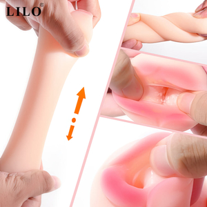 Egg Masturbador Masculino Formato de Ovo com Vagina Texturizada em CyberSkin