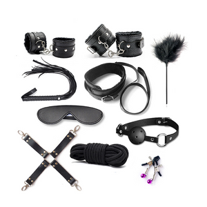 Kit Sado BDSM com 10 Peças