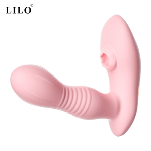 Vibrador Vai e Vem Sugador Ondas de Pressão 10 Modos Estimulador Clitóris Penetrador Ponto G