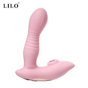 Vibrador Vai e Vem Sugador Ondas de Pressão 10 Modos Estimulador Clitóris Penetrador Ponto G