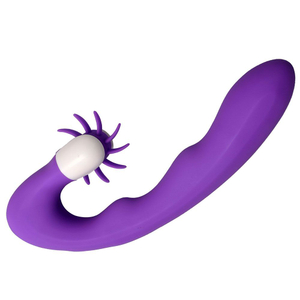 Vibrador Estimulador Clitóris Língua Rotativa com Aquecimento