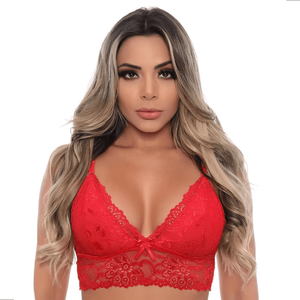 Sutiã Lingerie Sexy Sem Bojo Aro Sensual Com Lacinho