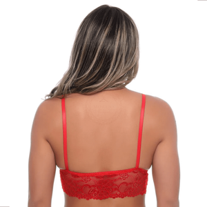 Sutiã Lingerie Sexy Sem Bojo Aro Sensual Com Lacinho