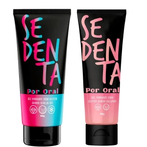 Sedenta Por Oral Gel Lubrificante Vibratório com Glitter 50g