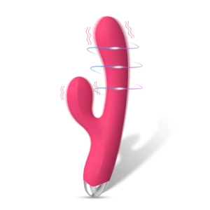 Vibrador Duplo Motor Ponto G e Estimulador Clitóris 10 Modos