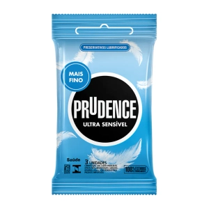 Preservativos Ultra Sensível Mais Fino Prudence 3 Unidades
