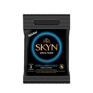 Preservativos Skyn Extra Lubrificado Blowtex 3 Unidades