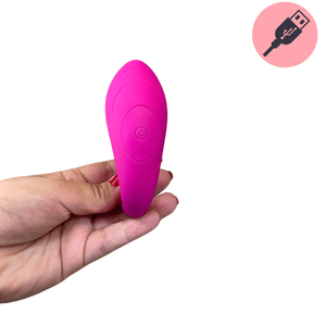 Vibrador Casal com Sugador Estimulador por Ondas de Pressão e Controle