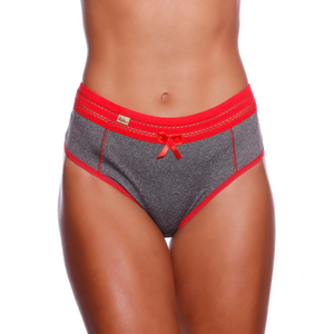 Calcinha Tanga Mescla com Lacinho Confortável Lingerie Feminino