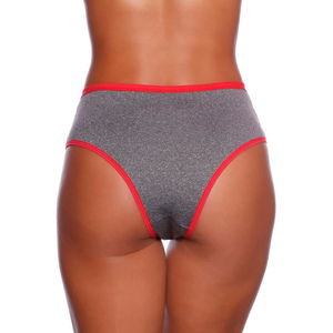 Calcinha Tanga Mescla com Lacinho Confortável Lingerie Feminino