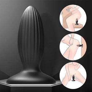 Plug Anal em Silicone com Ventosa 10cm