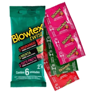 Preservativos Aromatizados Twist Blowtex 6 Unidades