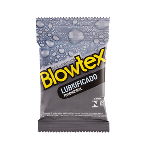 Preservativos Lubrificado Tradicional Blowtex 3 Unidades