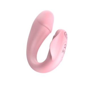 Vibrador Pequeno Casal por Aplicativo 10 Modos de Vibração Recarregável USB