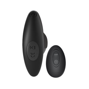 Plug Anal em Silicone com Vibrador e Controle