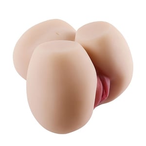 Masturbador CyberSkin Bumbum Empinado Vagina Greluda e Ânus