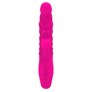 Vibrador Rabbit Ponto G Com Modo Vai e Vem e Alça de Luxo 10 Modos