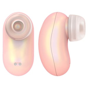Vibrador Sugador de Clitóris Mini Pod Estimulador Discreto Formato de Fone Airpod