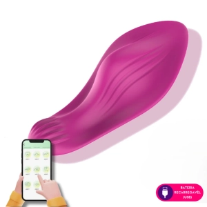 Vibrador de Calcinha Discreto por Aplicativo 9 Modos de Vibração