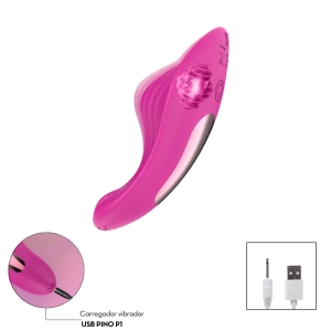 Vibrador de Calcinha Discreto por Aplicativo 9 Modos de Vibração