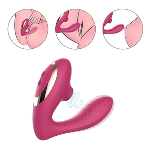 Vibrador Ponto G com Sugador de Clitóris e 10 Modos de Vibrações