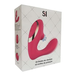 Vibrador Ponto G com Sugador de Clitóris e 10 Modos de Vibrações