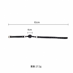 Kit Bondage Algema Venda Mordaça e Pena Estimuladora