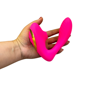 Vibrador Ponto G com Sugador de Clitóris e 10 Modos de Vibrações