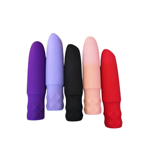 Vibrador Bullet Cápsula Vibratória Ponta Achatada 10 Modos de Vibração
