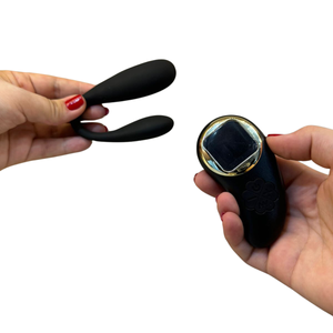Vibrador Casal Super Potente com Controle Remoto Recarregável e 10 Modos de Vibração
