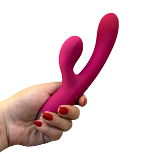 Vibrador Duplo Motor Potente Ponto G e Estimulador Clitóris 10 Modos