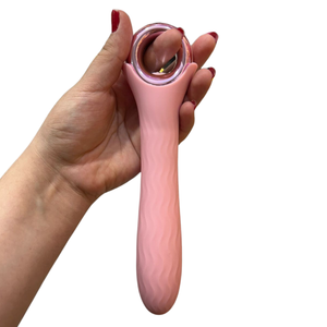 Vibrador Rosa Personal Bullet Recarregável Ponto G 12 Vibrações