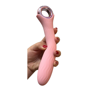 Vibrador Rosa Personal Bullet Recarregável Ponto G 12 Vibrações