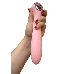 Vibrador Rosa Personal Bullet Recarregável Ponto G 12 Vibrações