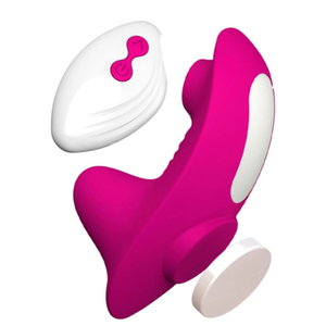Vibrador de Calcinha com Sugador Clitoriano e Controle Remoto