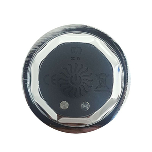 Plug Anal de Aço Médio com Vibrador Recarregável e Controle Remoto