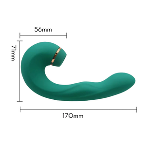 Vibrador 3 em 1 Sugador Clitoriano com Linguinha Penetrador Ponto G com Pulsação e Vibração