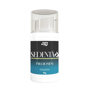Sedentão Gel Vasodilatador Excitante Masculino Comestível Esquenta 15g
