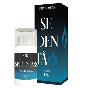 Sedentão Gel Vasodilatador Excitante Masculino Comestível Esquenta 15g