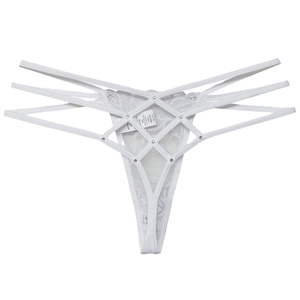 Calcinha Sensual com Bordado e Strass